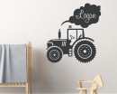 Tractor Kids Name Decal